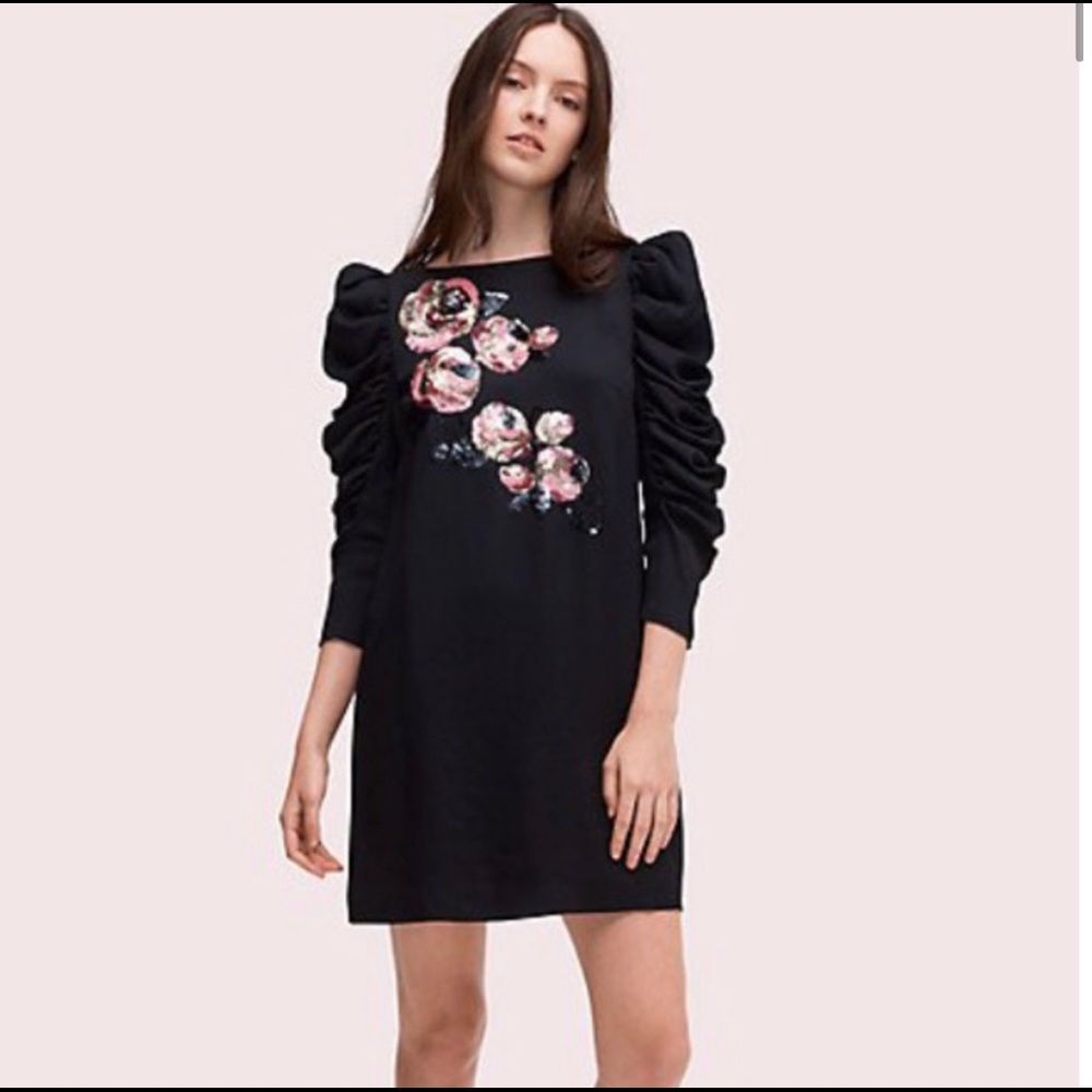 Kate Spade sequin black dress